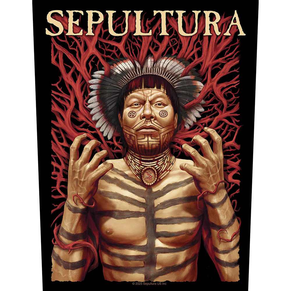 Sepultura - Roots Rückenaufnäher - Schwarz/Mehrfarben